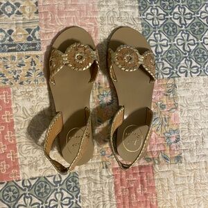 Jack Rogers Liliana Slingback Sandals, Cork and Platinum